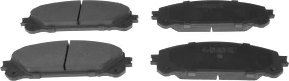Blue Print ADT342190 - Гальмівні колодки, дискові гальма autozip.com.ua