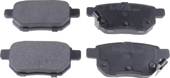 Blue Print ADT342167 - Гальмівні колодки, дискові гальма autozip.com.ua