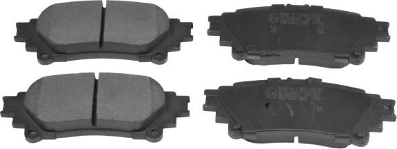 Blue Print ADT342186 - Гальмівні колодки, дискові гальма autozip.com.ua