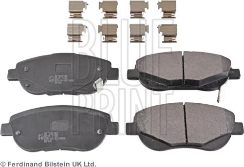 Blue Print ADT342182 - Гальмівні колодки, дискові гальма autozip.com.ua