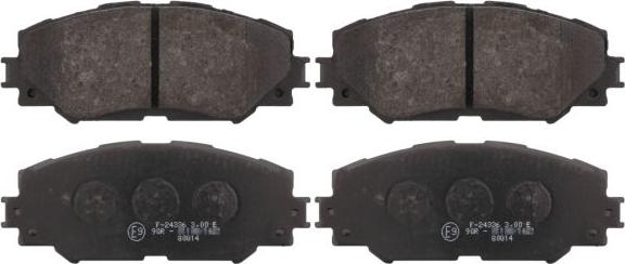 Blue Print ADT342171 - Гальмівні колодки, дискові гальма autozip.com.ua
