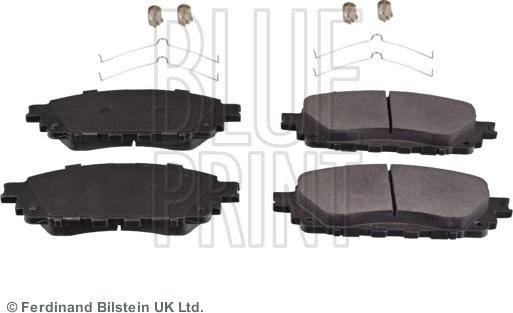 Blue Print ADT342228 - Гальмівні колодки, дискові гальма autozip.com.ua