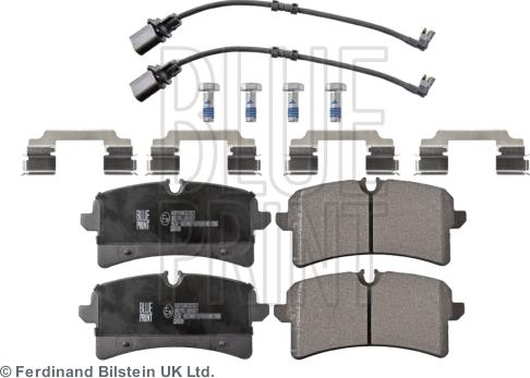 Blue Print ADV184296 - Гальмівні колодки, дискові гальма autozip.com.ua