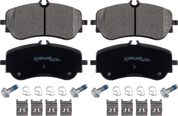 Blue Print ADV184264 - Гальмівні колодки, дискові гальма autozip.com.ua