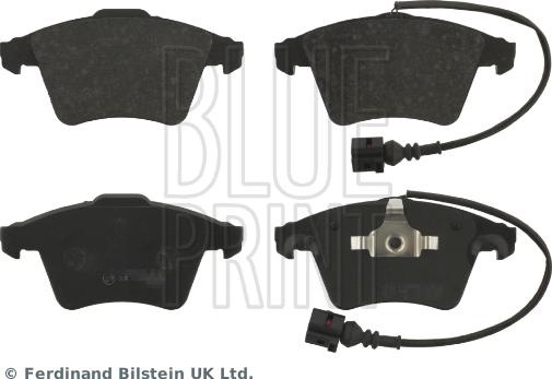 Blue Print ADV184268 - Гальмівні колодки, дискові гальма autozip.com.ua