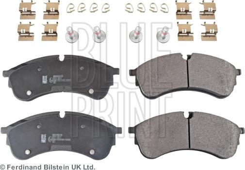 Blue Print ADV184279 - Гальмівні колодки, дискові гальма autozip.com.ua