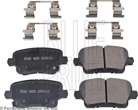 Blue Print ADW194215 - Гальмівні колодки, дискові гальма autozip.com.ua