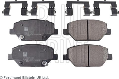 Blue Print ADW194220 - Гальмівні колодки, дискові гальма autozip.com.ua