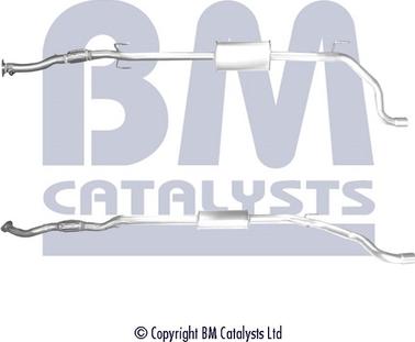 BM Catalysts BM50447 - Труба вихлопного газу autozip.com.ua