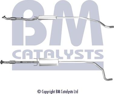 BM Catalysts BM50462 - Труба вихлопного газу autozip.com.ua