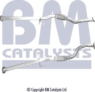 BM Catalysts BM50588 - Труба вихлопного газу autozip.com.ua