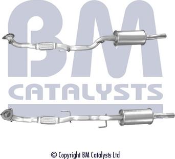 BM Catalysts BM50618 - Труба вихлопного газу autozip.com.ua