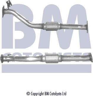 BM Catalysts BM50016 - Труба вихлопного газу autozip.com.ua