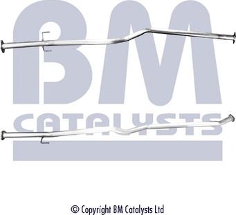 BM Catalysts BM50827 - Труба вихлопного газу autozip.com.ua