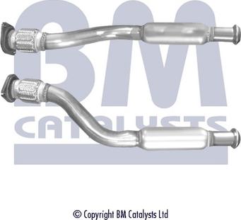 BM Catalysts BM50283 - Труба вихлопного газу autozip.com.ua