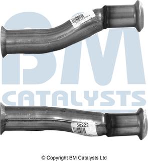BM Catalysts BM50222 - Труба вихлопного газу autozip.com.ua