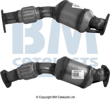 BM Catalysts BM80021 - Каталізатор autozip.com.ua