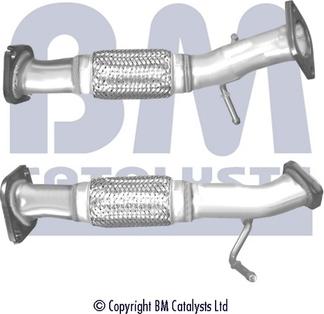BM Catalysts BM70684 - Труба вихлопного газу autozip.com.ua