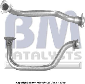 BM Catalysts BM70119 - Труба вихлопного газу autozip.com.ua