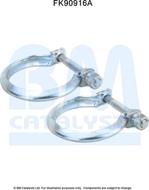 BM Catalysts FK90916 - Монтажний комплект, каталізатор autozip.com.ua