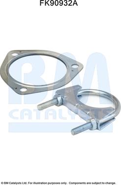 BM Catalysts FK90932 - Монтажний комплект, каталізатор autozip.com.ua