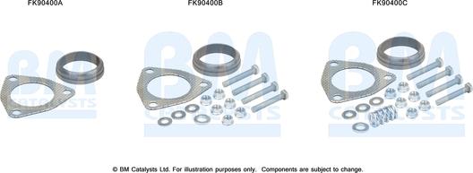 BM Catalysts FK90400 - Монтажний комплект, каталізатор autozip.com.ua