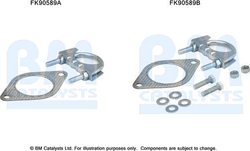 BM Catalysts FK90589 - Монтажний комплект, каталізатор autozip.com.ua