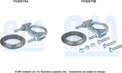 BM Catalysts FK90679 - Монтажний комплект, каталізатор autozip.com.ua