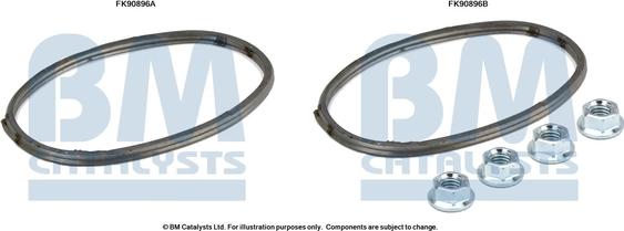BM Catalysts FK90896 - Монтажний комплект, каталізатор autozip.com.ua