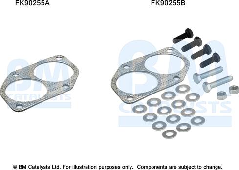 BM Catalysts FK90255 - Монтажний комплект, каталізатор autozip.com.ua