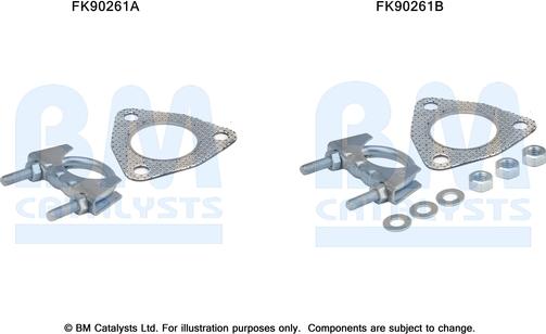 BM Catalysts FK90261 - Монтажний комплект, каталізатор autozip.com.ua