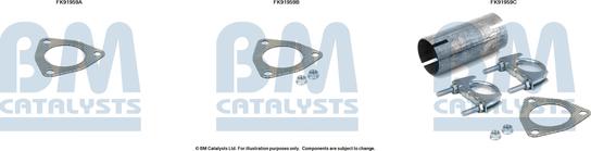 BM Catalysts FK91959 - Монтажний комплект, каталізатор autozip.com.ua