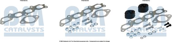 BM Catalysts FK91931 - Монтажний комплект, каталізатор autozip.com.ua