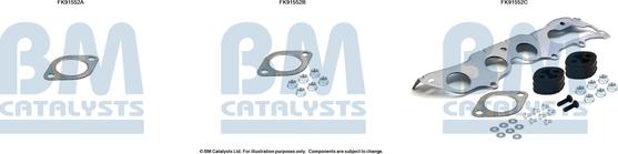 BM Catalysts FK91552 - Монтажний комплект, каталізатор autozip.com.ua