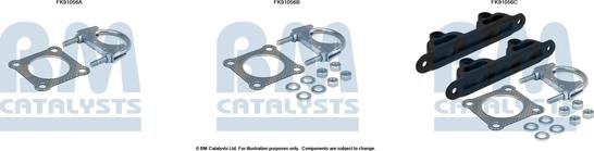 BM Catalysts FK91056 - Монтажний комплект, каталізатор autozip.com.ua