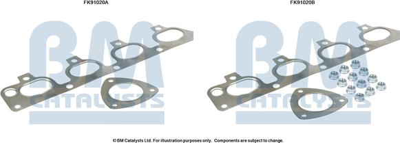 BM Catalysts FK91020 - Монтажний комплект, каталізатор autozip.com.ua