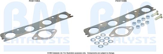 BM Catalysts FK91108 - Монтажний комплект, каталізатор autozip.com.ua