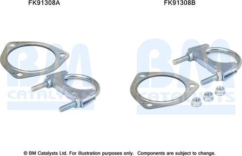 BM Catalysts FK91308 - Монтажний комплект, каталізатор autozip.com.ua