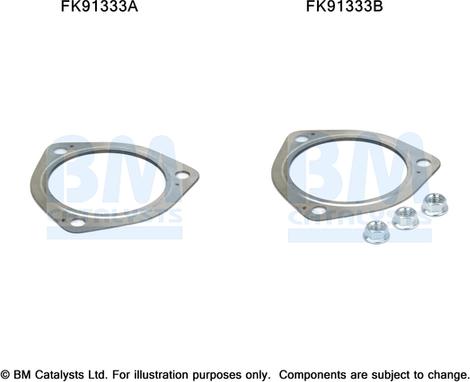 BM Catalysts FK91333 - Монтажний комплект, каталізатор autozip.com.ua
