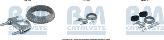 BM Catalysts FK91251 - Монтажний комплект, каталізатор autozip.com.ua