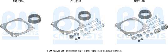 BM Catalysts FK91219 - Монтажний комплект, каталізатор autozip.com.ua