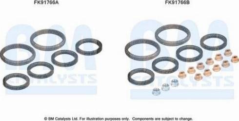 BM Catalysts FK91766 - Монтажний комплект, каталізатор autozip.com.ua