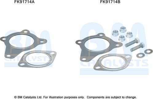 BM Catalysts FK91714 - Монтажний комплект, каталізатор autozip.com.ua