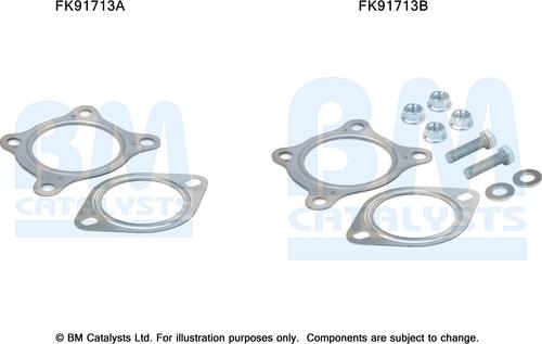 BM Catalysts FK91713 - Монтажний комплект, каталізатор autozip.com.ua