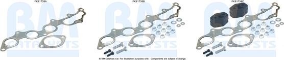 BM Catalysts FK91738 - Монтажний комплект, каталізатор autozip.com.ua