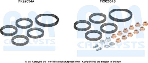 BM Catalysts FK92054 - Монтажний комплект, каталізатор autozip.com.ua