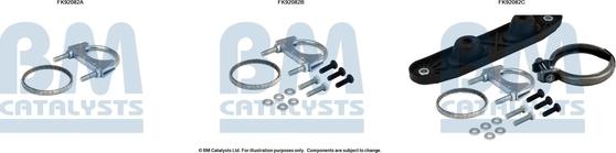 BM Catalysts FK92082 - Монтажний комплект, каталізатор autozip.com.ua