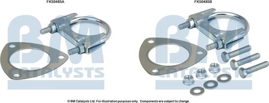 BM Catalysts FK50485 - Монтажний комплект, труба вихлопного газу autozip.com.ua