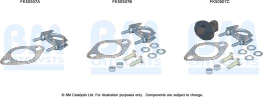 BM Catalysts FK50507 - Монтажний комплект, труба вихлопного газу autozip.com.ua