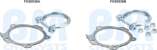 BM Catalysts FK50536 - Монтажний комплект, труба вихлопного газу autozip.com.ua